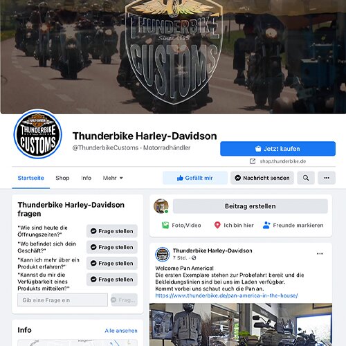 Thunderbike Facebook