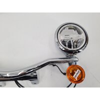 Harley-Davidson Softail Heritage Classic M8 & Deluxe M8 & Slim M8 Zusatzscheinwerfer LED + Träger + Blinker