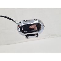 Harley-Davidson Softail Universal M8 Getriebedeckel/ Kupplungsbetätigung/ -zugunterteil Chrom OEM
