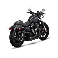 Harley-Davidson Sportster Universal Shortshots Staggered Auspuffanlage schwarz matt Vance & Hines