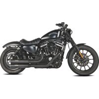 Harley-Davidson Sportster Universal Performance Auspuffanlage/ Komplettanlage Euro3 schwarz RevTech