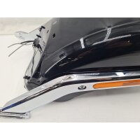 Harley-Davidson Softail Fat Boy M8 Heckfender/ Schutzblech/ Radverkleidung Hinten Vivid Black Chrom