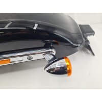 Harley-Davidson Softail Fat Boy M8 Heckfender/ Schutzblech/ Radverkleidung Hinten Vivid Black Chrom