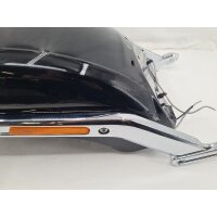 Harley-Davidson Softail Fat Boy M8 Heckfender/ Schutzblech/ Radverkleidung Hinten Vivid Black Chrom