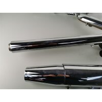 Harley Davidson Softail Universal Euro 5 Auspuffanlage/ Krümmer/ Abgassystem Chrom
