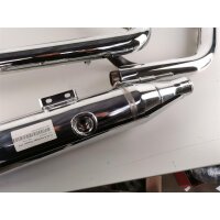 Harley Davidson Softail Universal Euro 5 Auspuffanlage/ Krümmer/ Abgassystem Chrom
