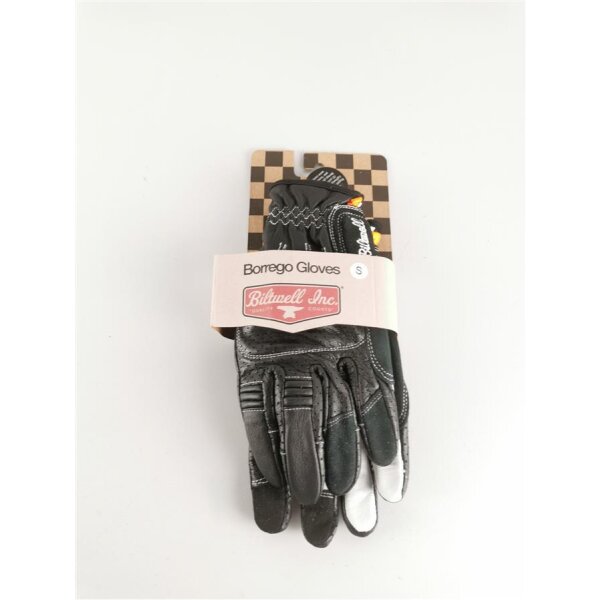 Biltwell   Borrego Motorrad-Handschuhe schwarz/cement S