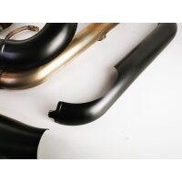 Harley Davidson Softail Universal FXDR Auspuffanlage/ Abgassystem/ Kr&uuml;mmer schwarz