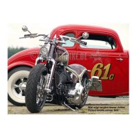 Harley Davidson Universal Thunderbike Bolt / Achscover Spike schwarz matt