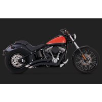Harley Davidson Softail Universal Vance&Hines Big Radius schwarz 2-2