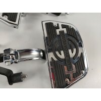 Harley-Davidson Softail Universal Soziustrittbrett und Montagekit chrom
