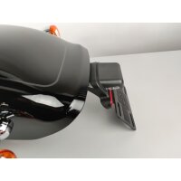 Harley-Davidson Softail Fat Boy M8 Heckfender/ Schutzblech/ Radverkleidung Hinten Vivid Black Chrom